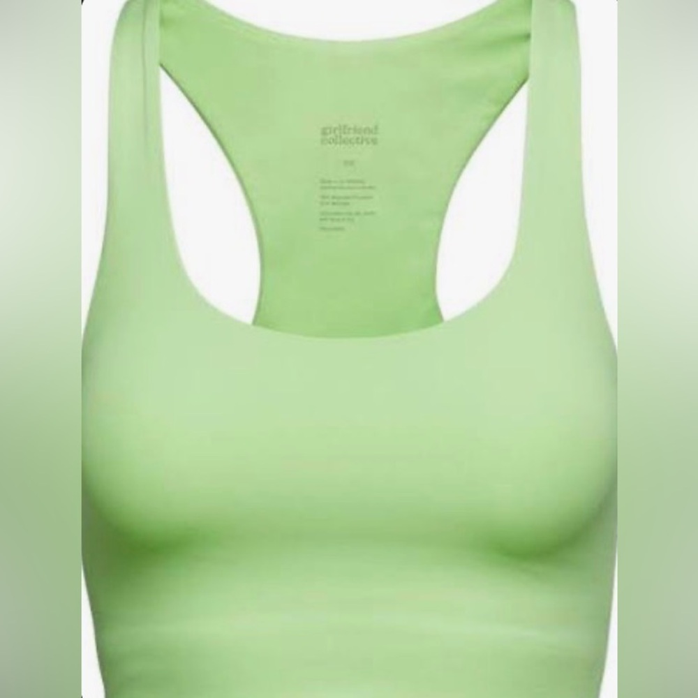 Girlfriend Collective Paloma Lime Sports Bra S